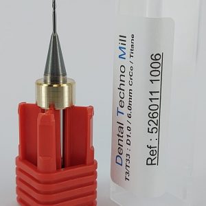 T3 -T33 FRAISE Ø 1.0 à 2 lèvres / queue 6.0 mm